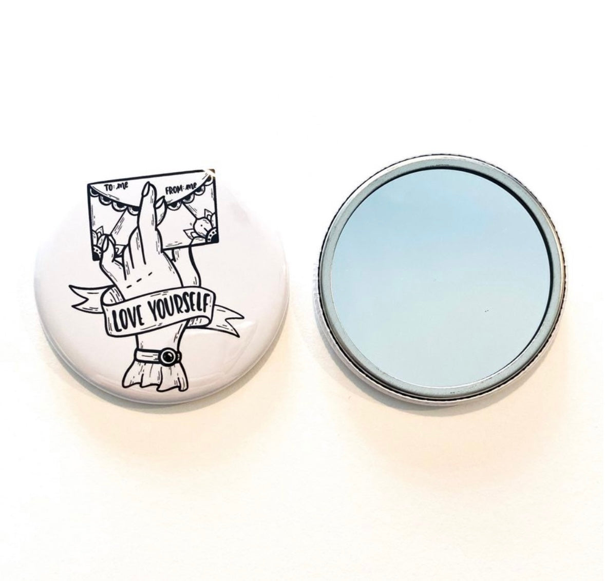Love Yourself Pocket Mirror