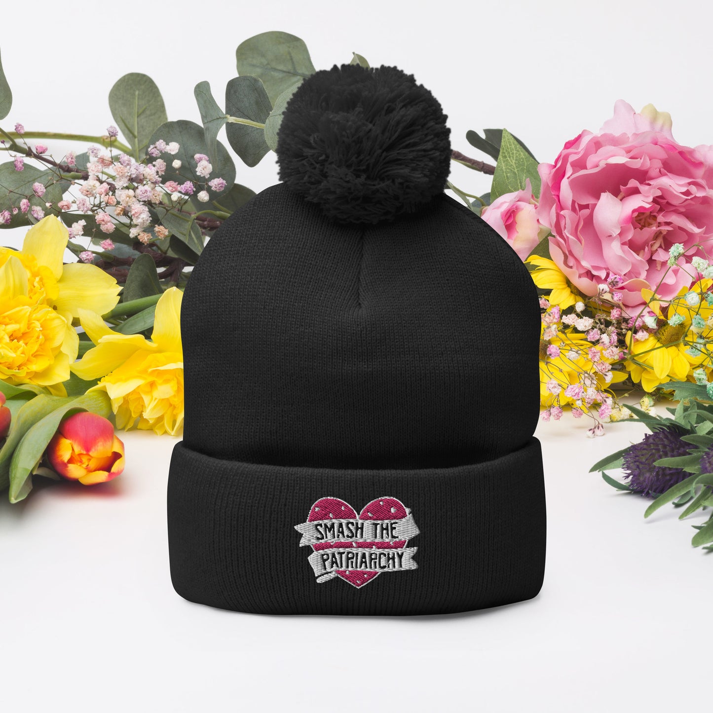 Smash The Patriarchy Pom Beanie