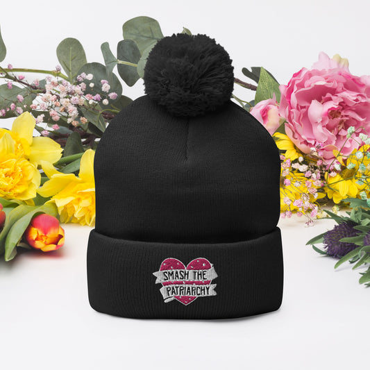 Smash The Patriarchy Pom Beanie